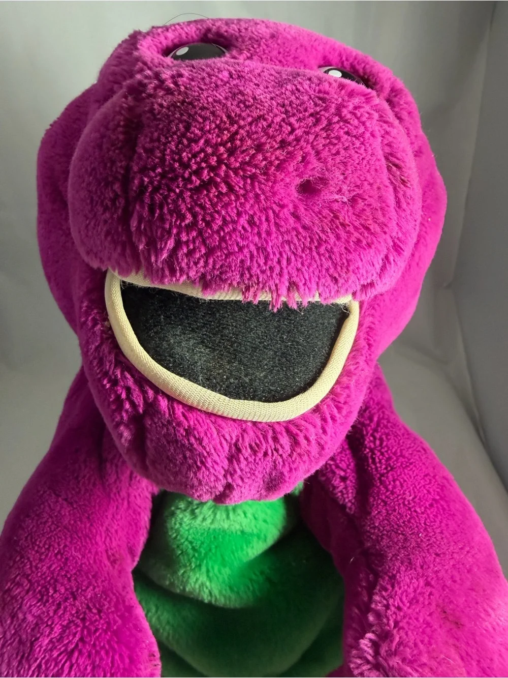Vintage 1997 Microsoft ActiMates Interactive Talking Barney Plush (WORKS)